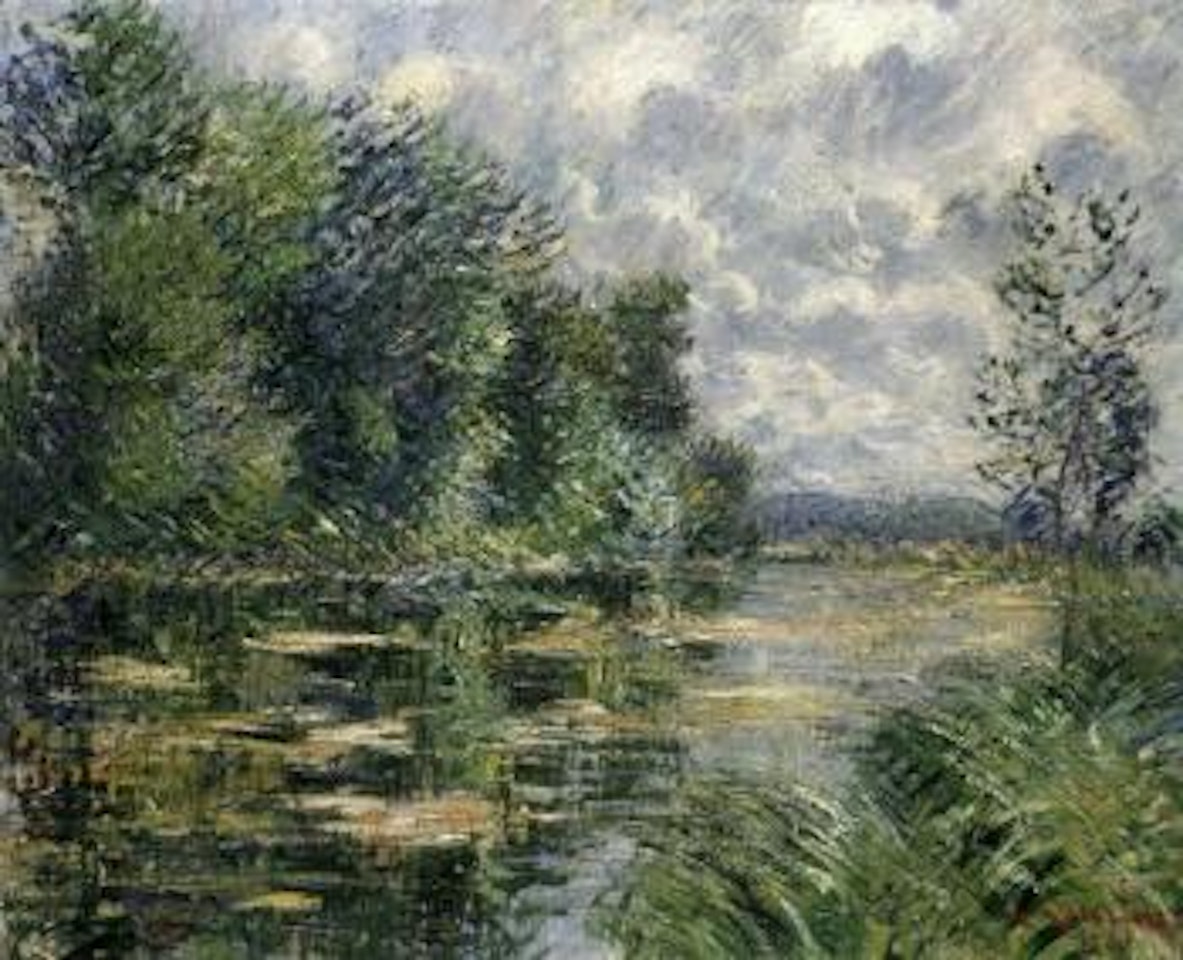 Petit bras de Seine a Connelles by Gustave Loiseau