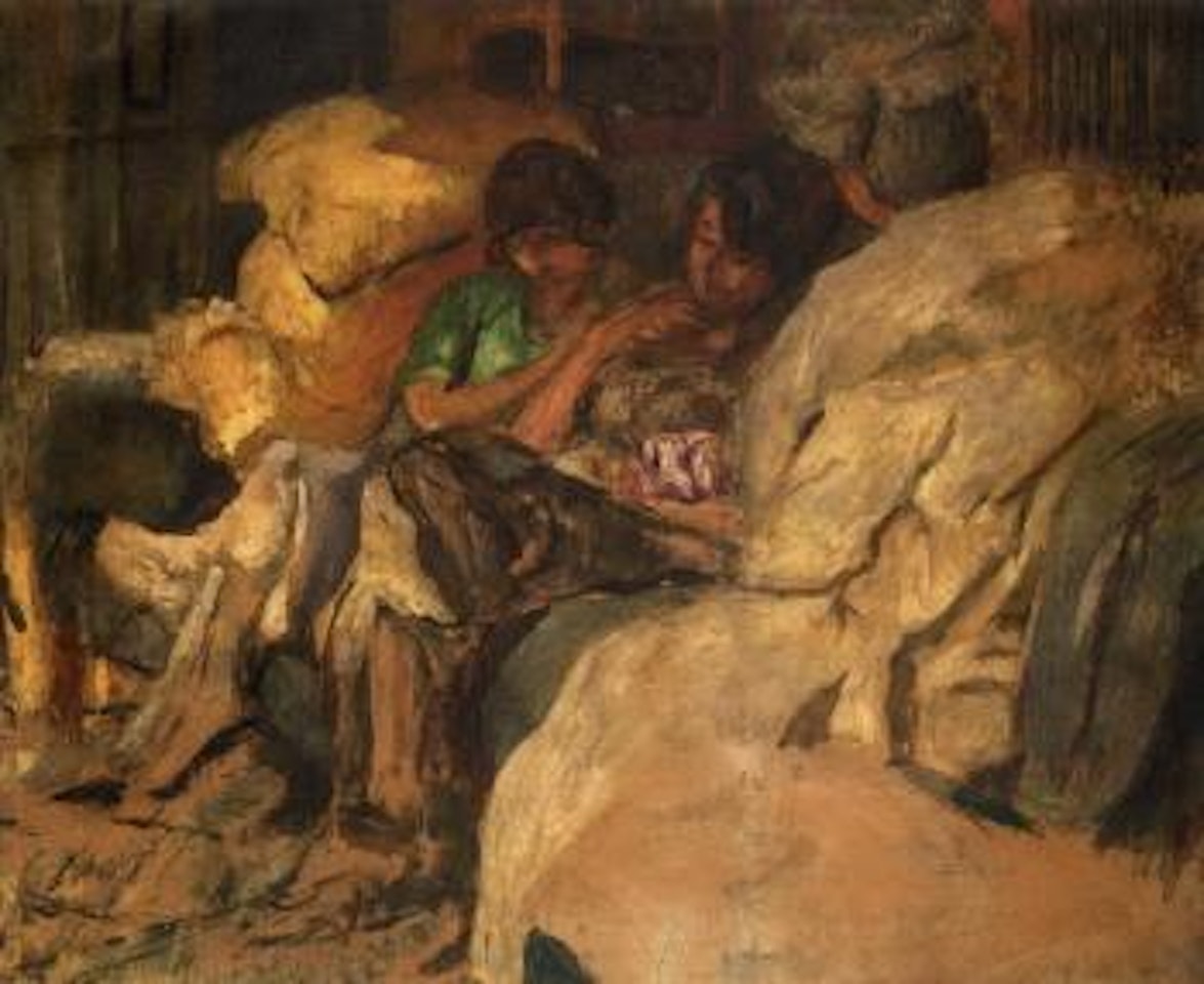 Trois femmes sur un canape au Clos Cezanne, Vaucresson by Édouard Vuillard