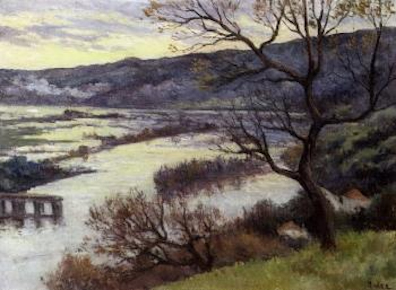 Mericourt, les inondations by Maximilien Luce