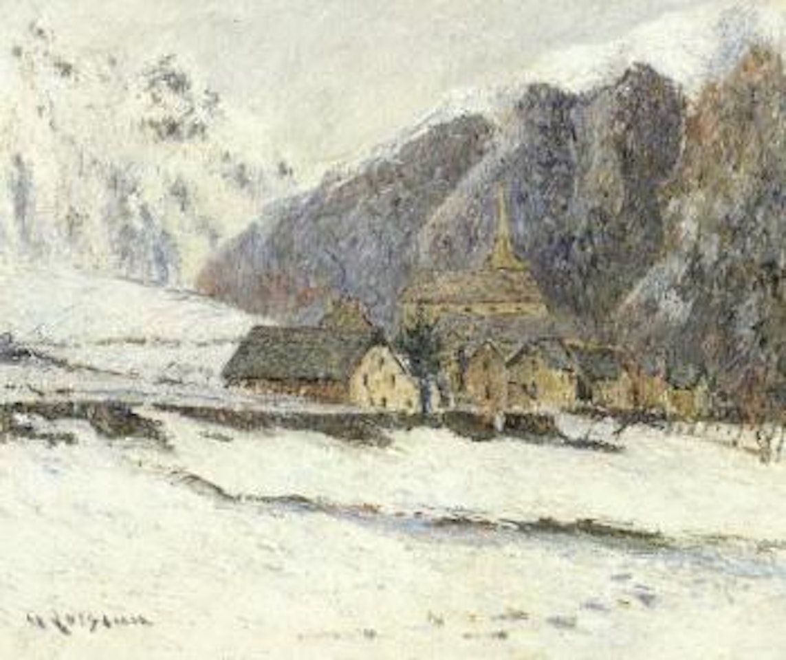 Village du Dauphine by Gustave Loiseau