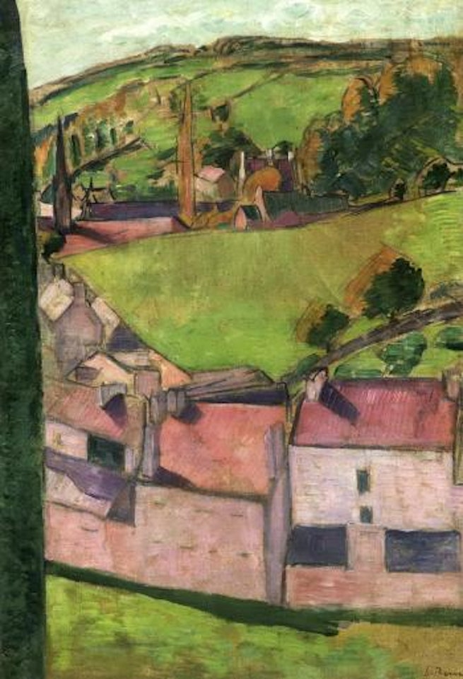 Vue de Pont-Aven, Paysage de Pont-Aven by Emile Bernard