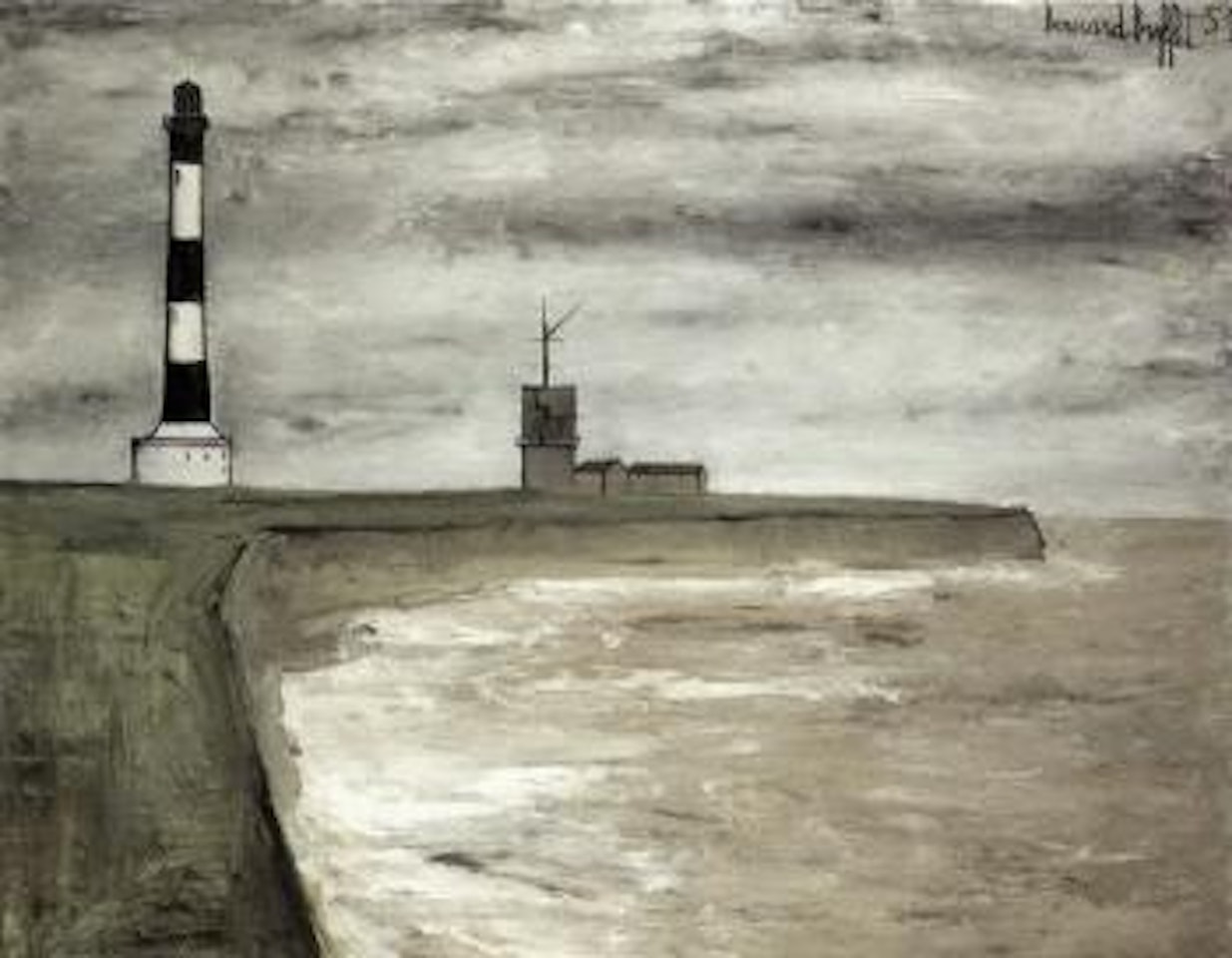 Phare et semaphore by Bernard Buffet