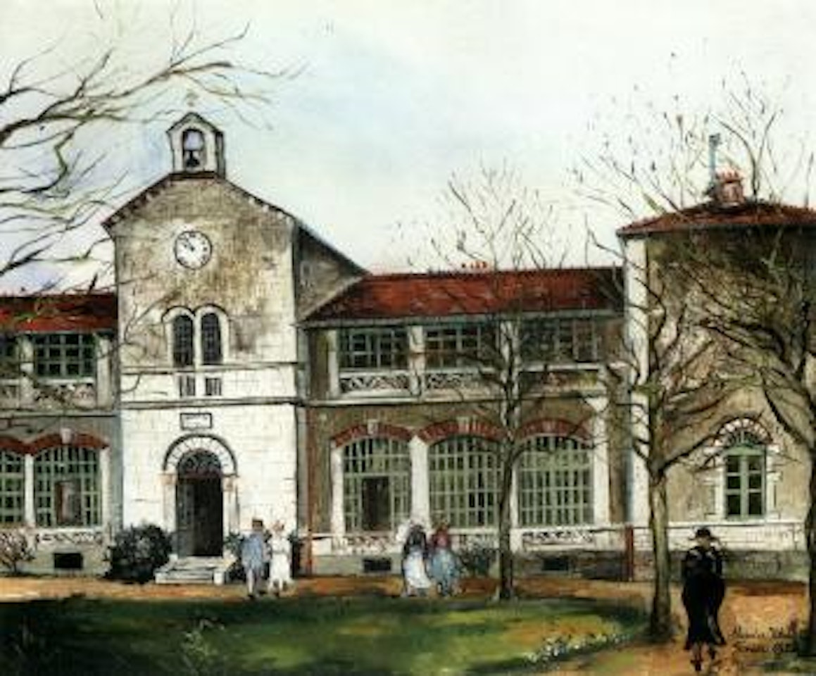 L'hopital d'Anse, Rhone by Maurice Utrillo