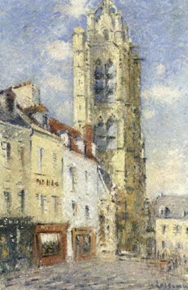 Le clocher de Saint-Maclou, Pontoise by Gustave Loiseau