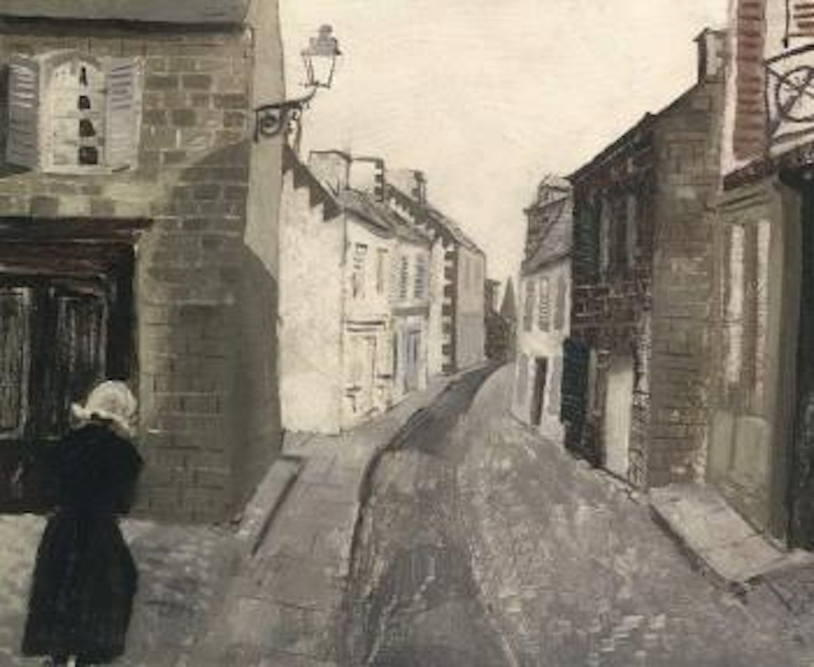Street in Treboul by Christopher Wood