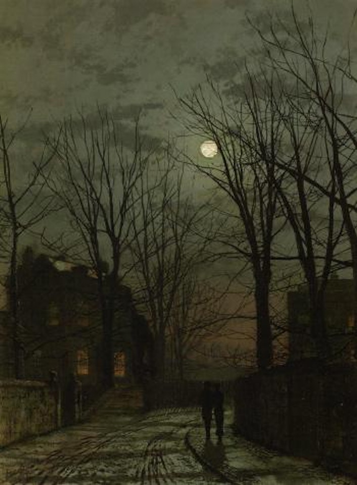 Lane in Headingley, Leeds by John Atkinson Grimshaw