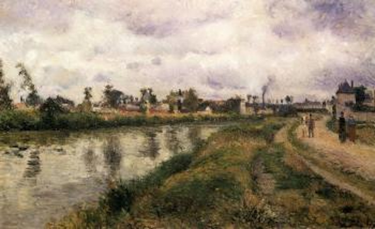 Les bords de L'Oise by Camille Pissarro