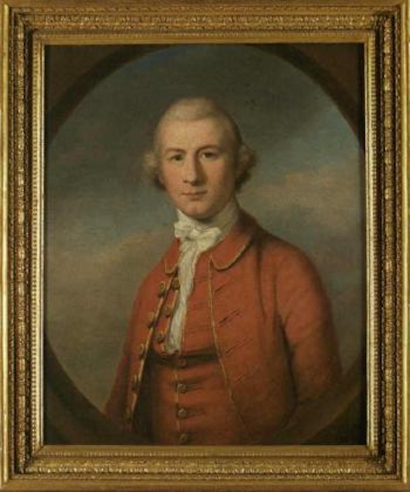 Portrait of Major John Andre, wearing red coat by English School