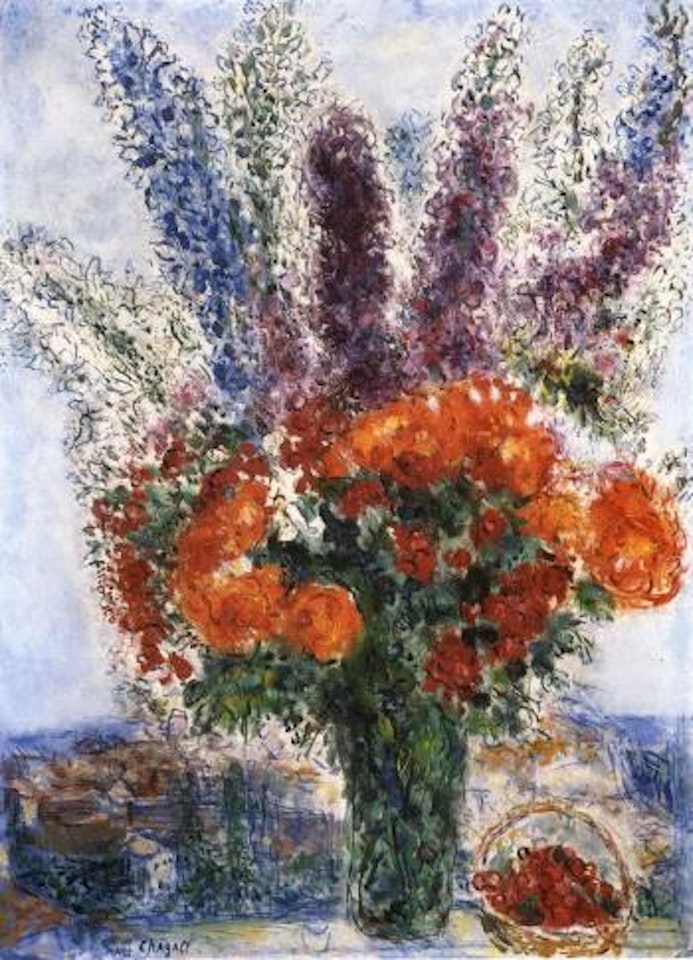 Bouquet de renoncules by Marc Chagall