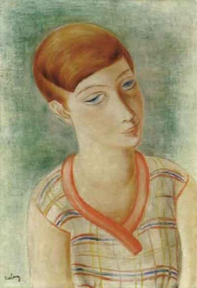 Portrait d'une jeune femme by Moïse Kisling