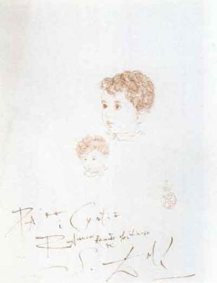 Tetes d'enfants by Salvador Dali