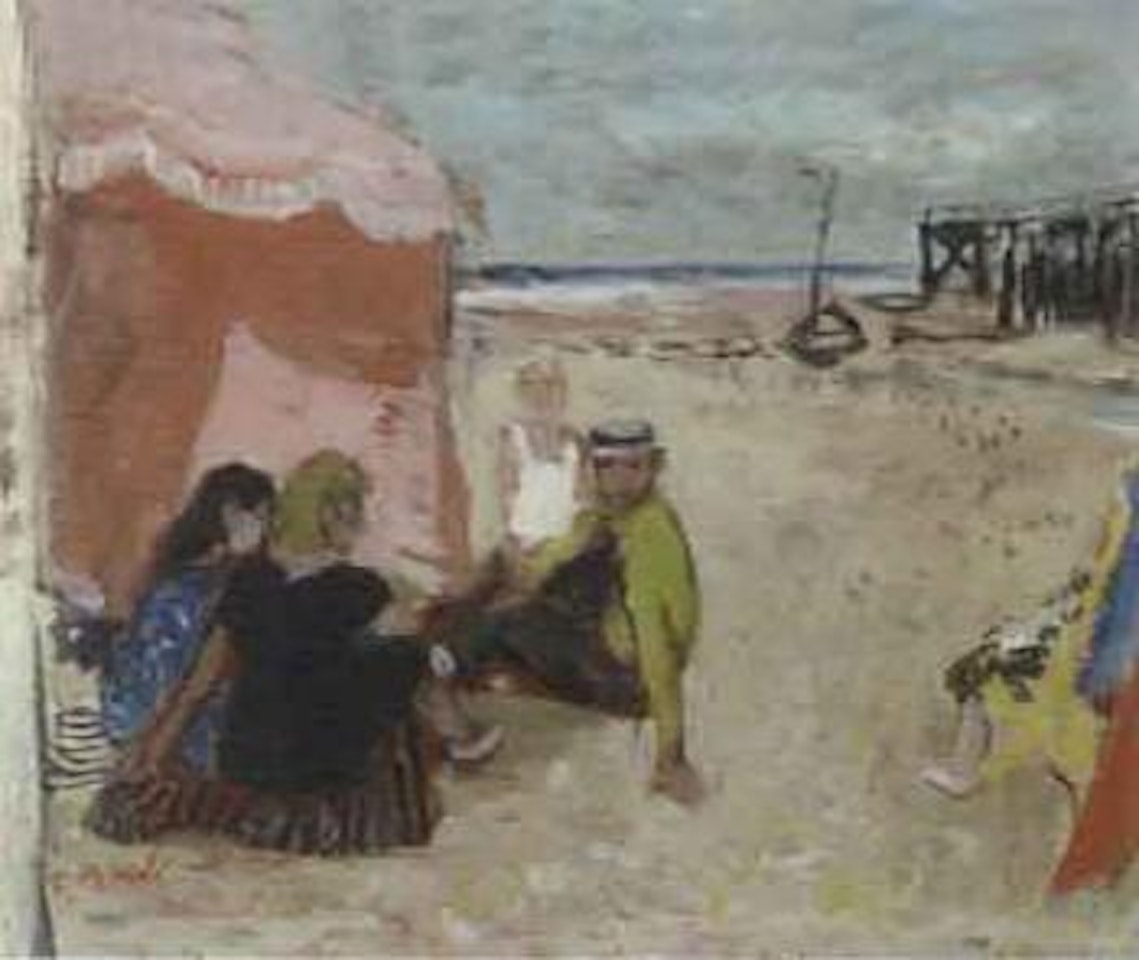 Sur la plage a Arcachon by François Gall