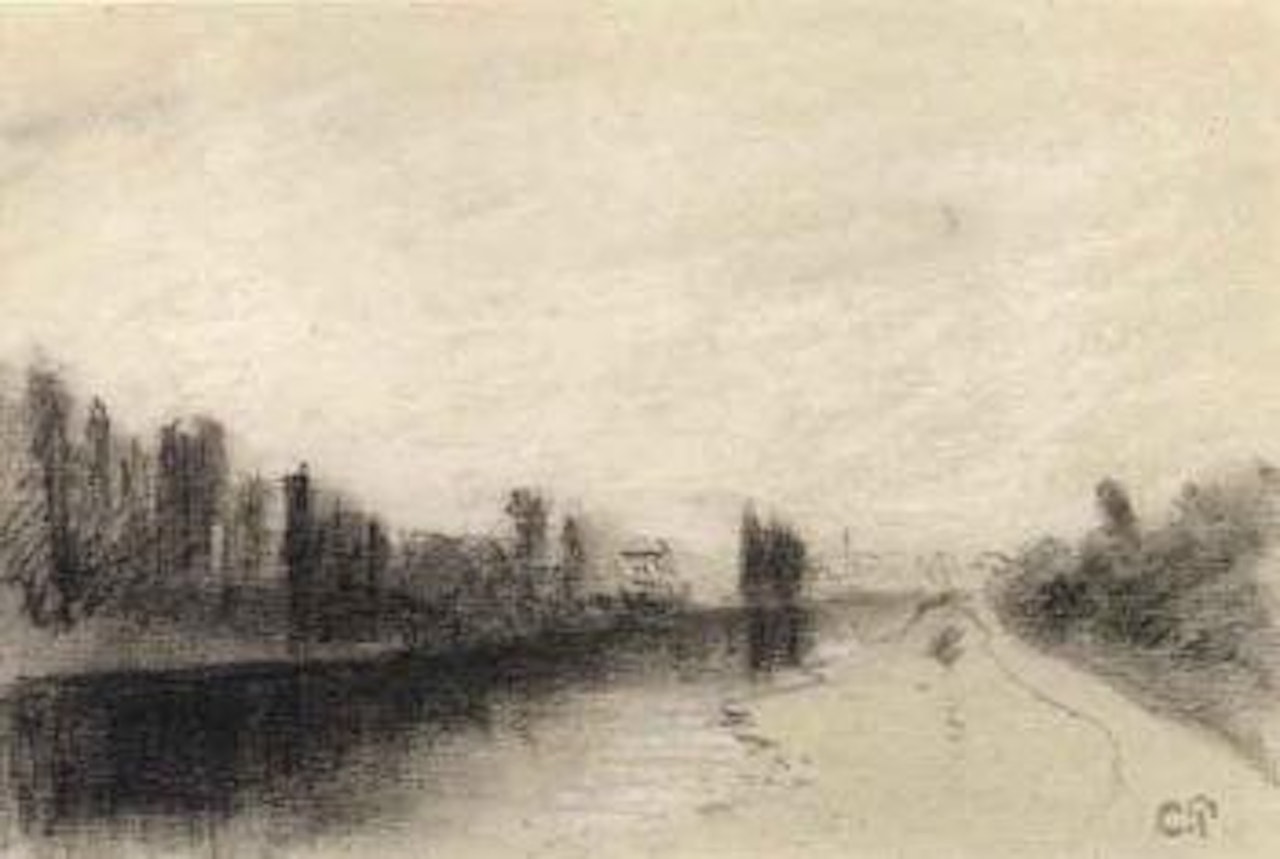 Bords de riviere by Camille Pissarro