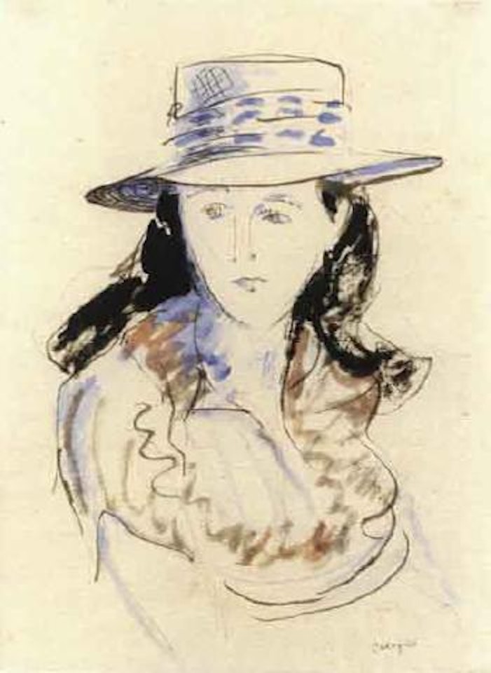 Femme au chapeau by Man Ray