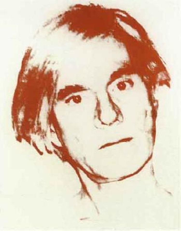 Self portrait by Andy Warhol