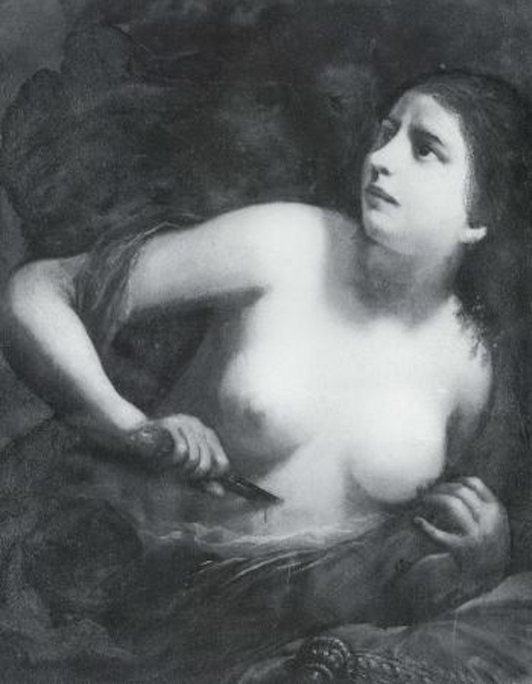 Death of Lucretia by Simone Pignoni