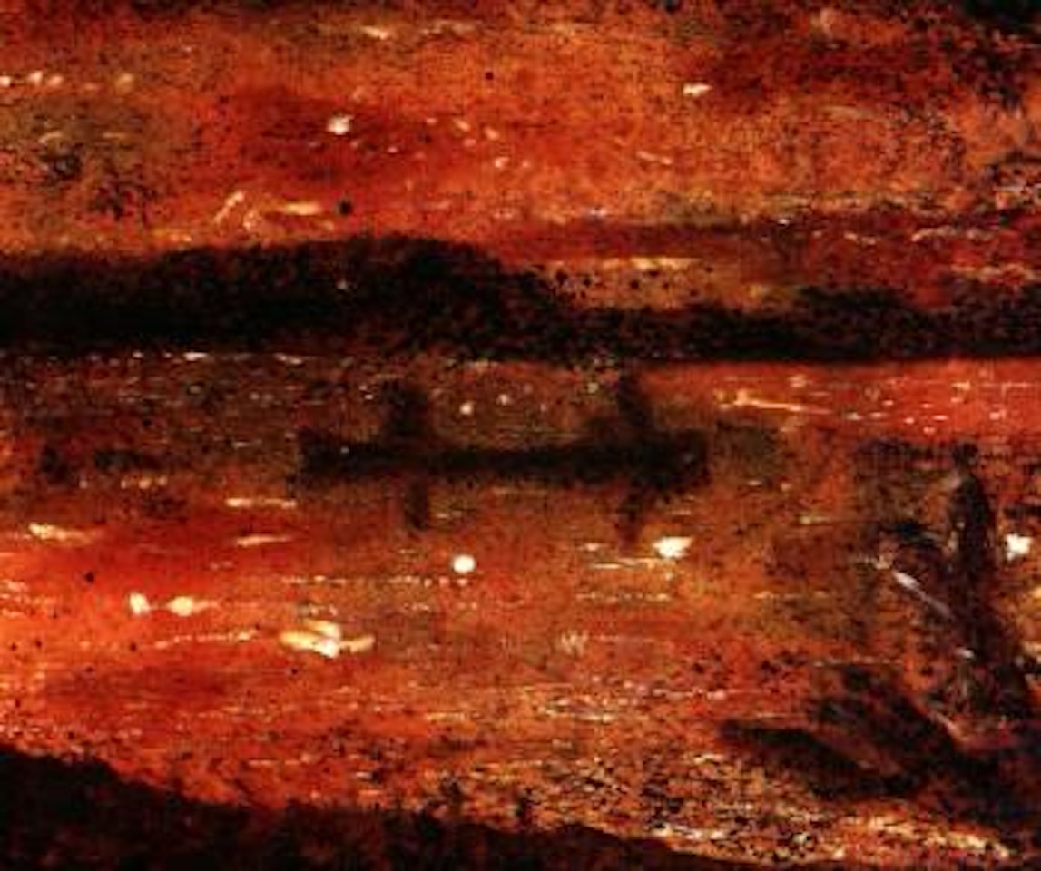 Study for night fishing by Peter Doig