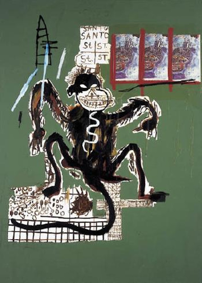 Sacred Ape by Jean-Michel Basquiat