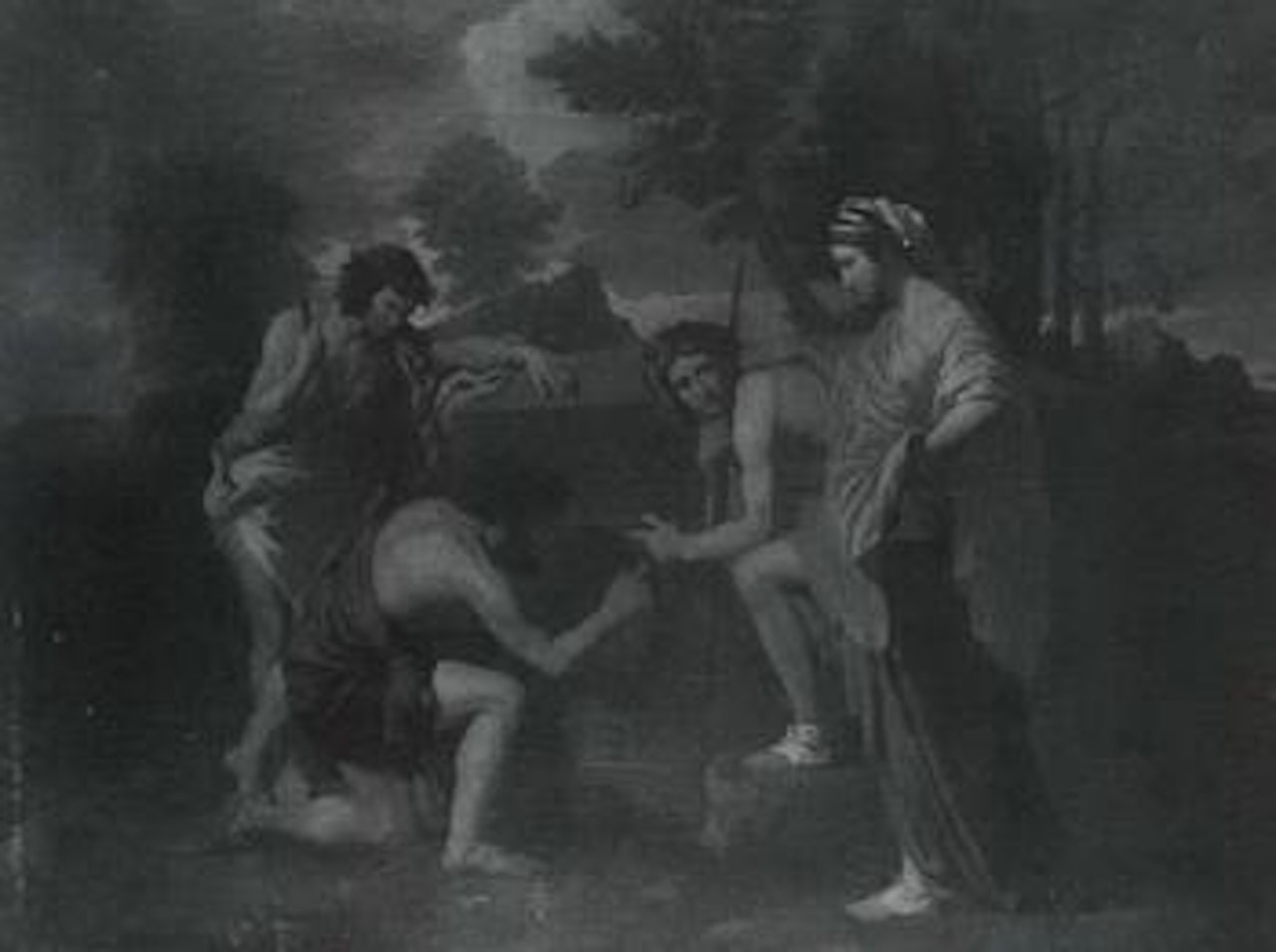 Et in arcadia ego by Nicolas Poussin