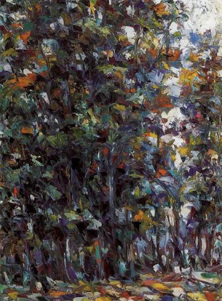 Forest interior near Erling by Christian Rohlfs