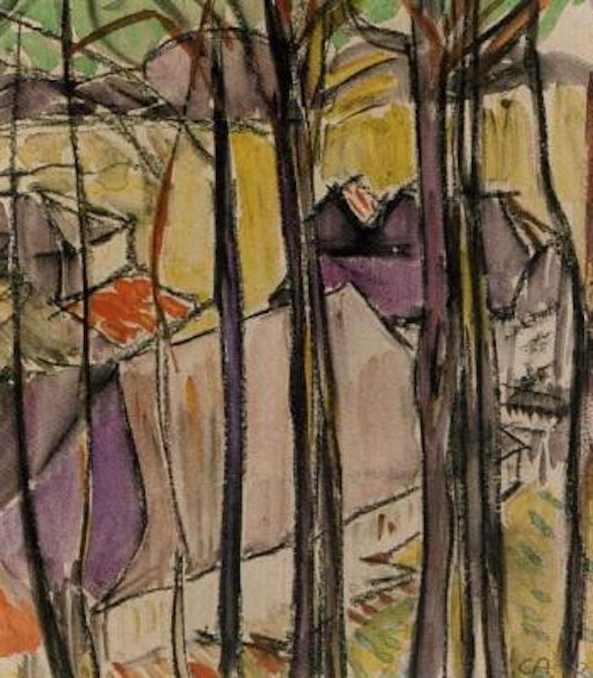 Farmhouses by Cuno Amiet