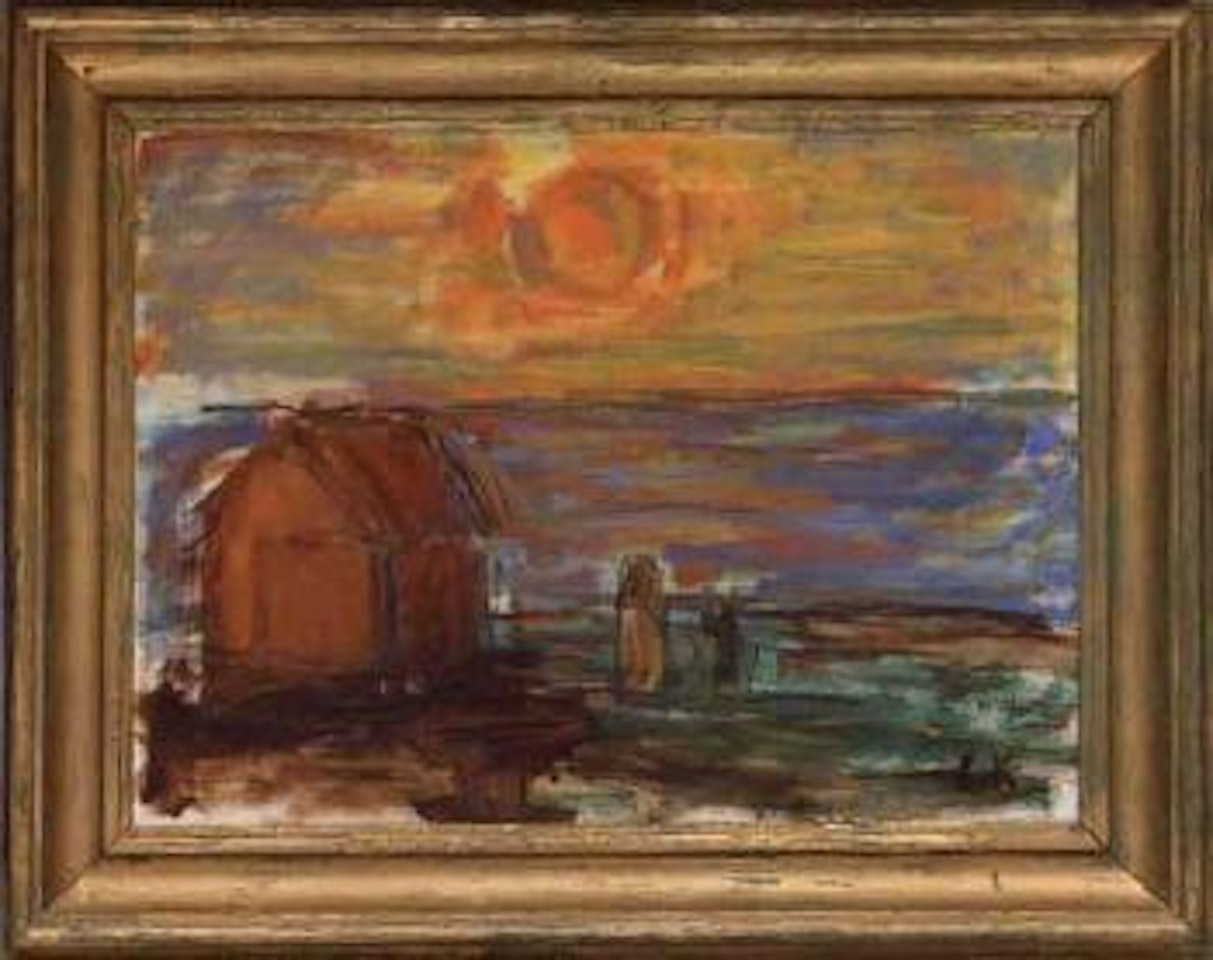 Sunset over the sea by Carl Kylberg