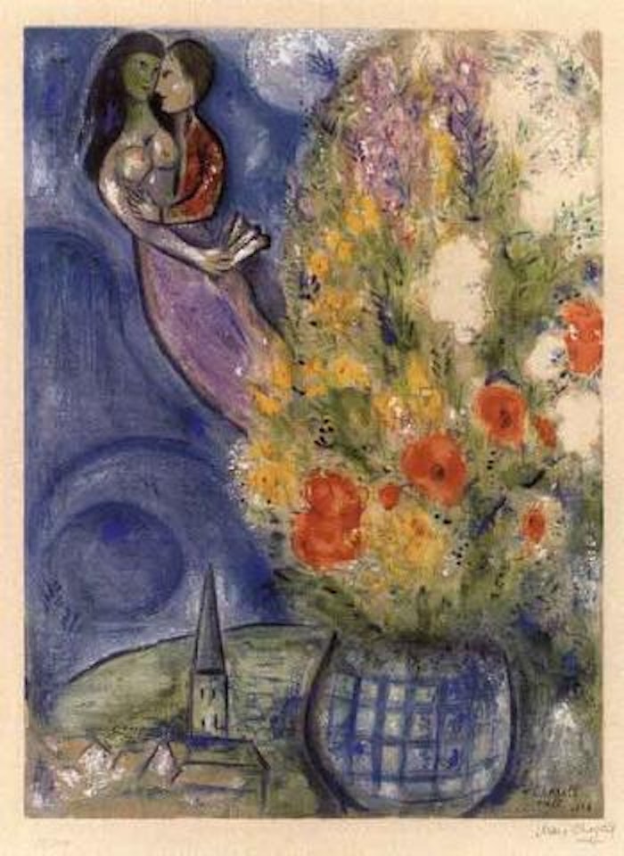 Les cocquelicots by Marc Chagall