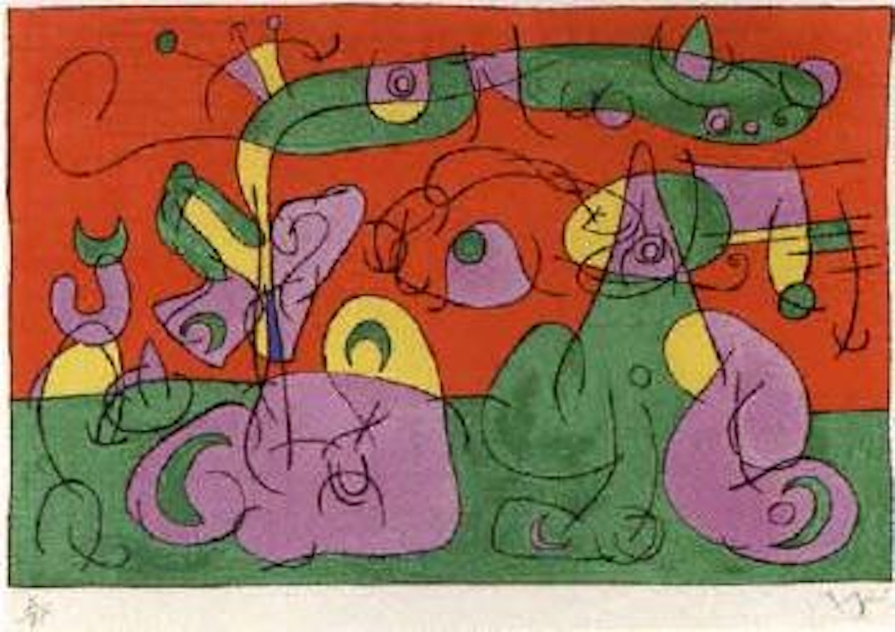From Ubu roi by Joan Miró