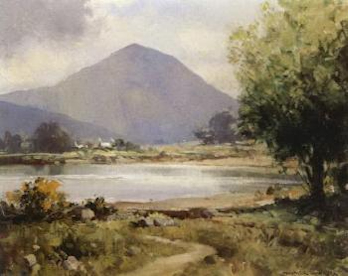 Morning light, Kylemore lake, Co Galway by Maurice Canning Wilks