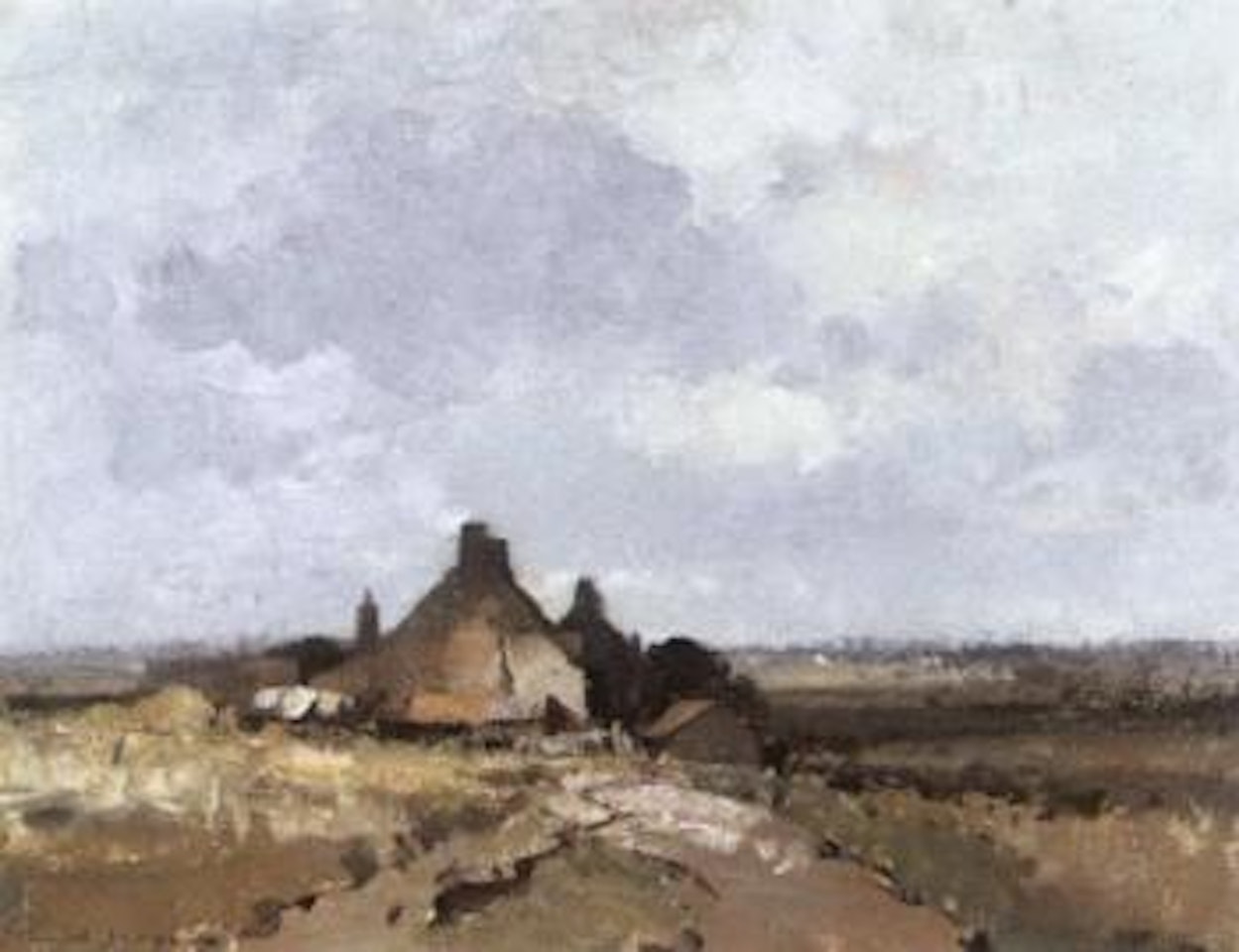 Landscape near Acle by Edward Seago