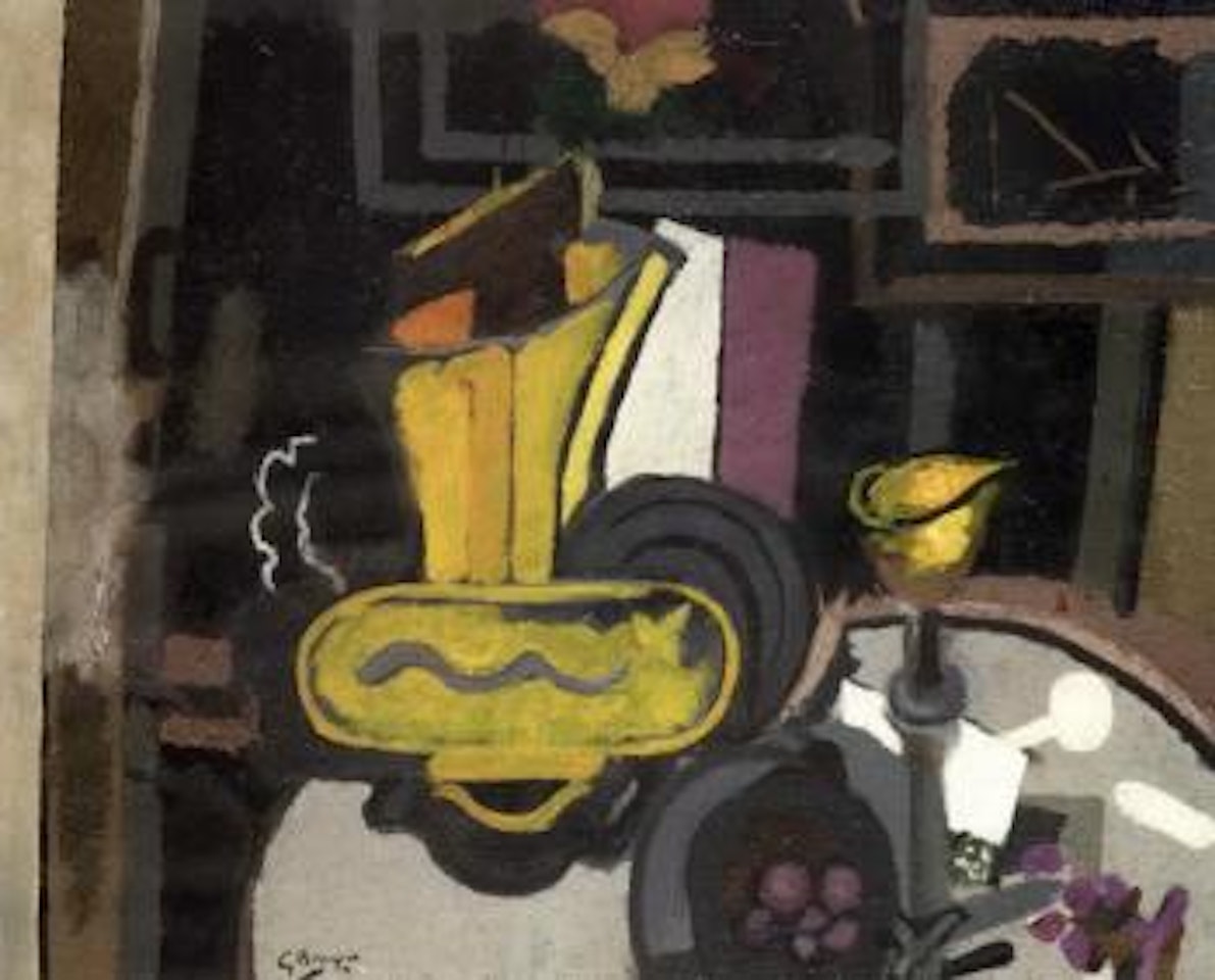 Nature morte au pot jaune by Georges Braque