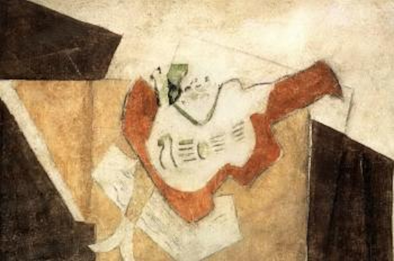 Nature morte a la guitare by Georges Braque
