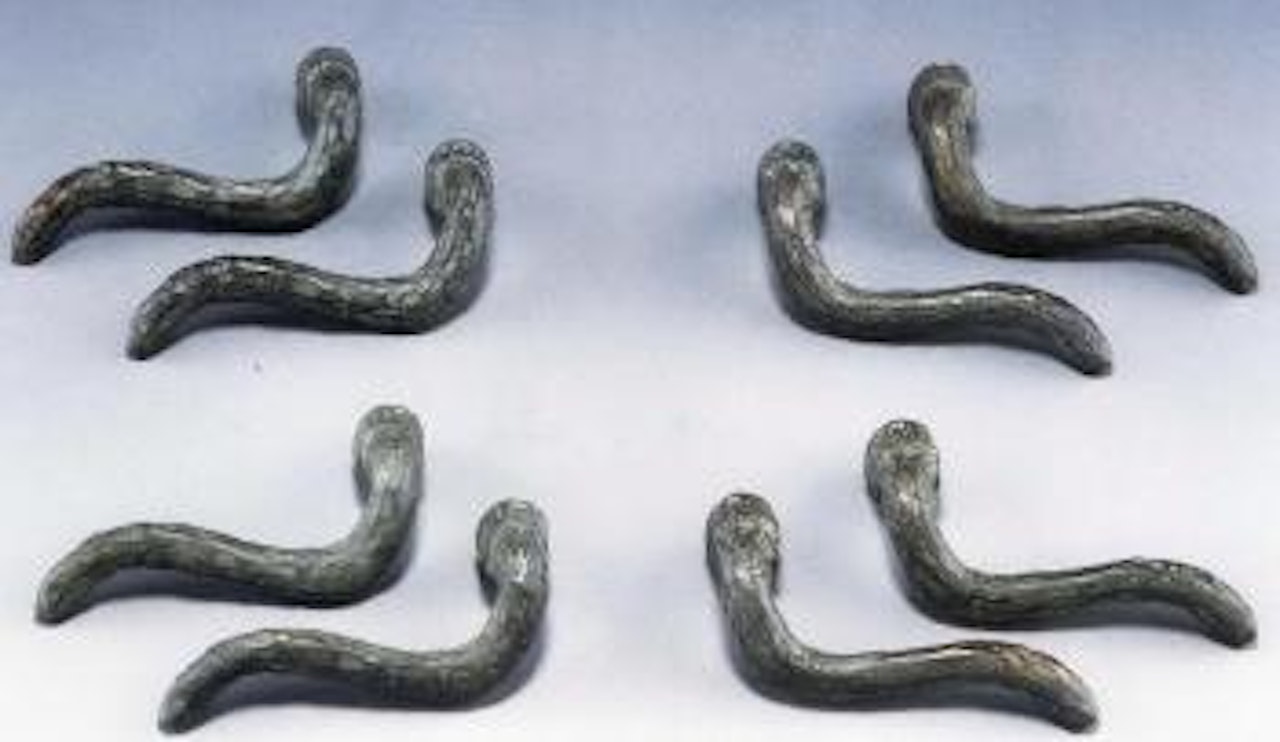 Deux paires de poignees de portes: Louis XV by Diego Giacometti