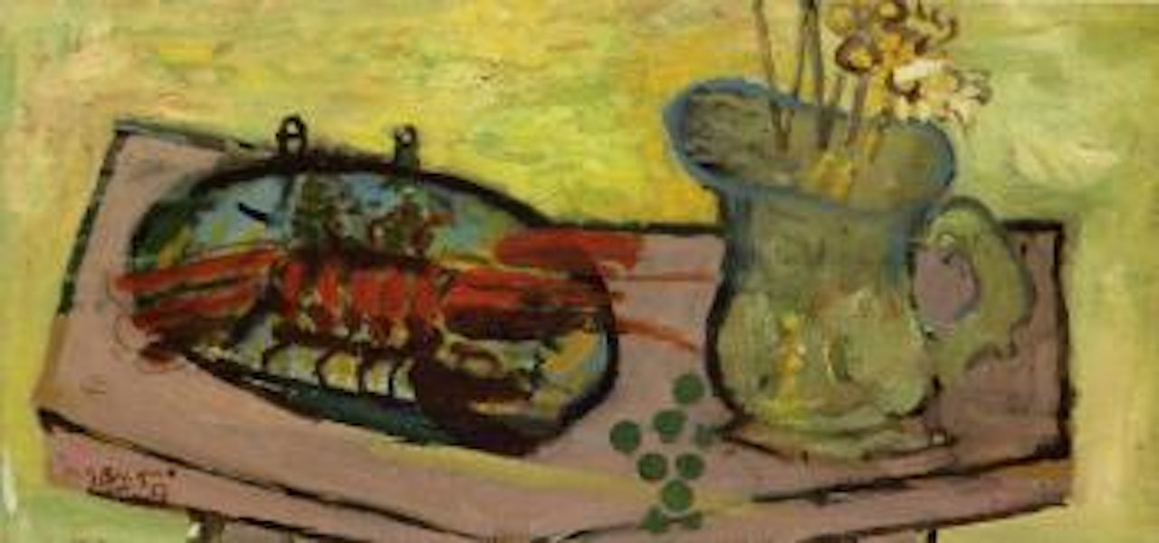 Bouquet et langouste by Georges Braque