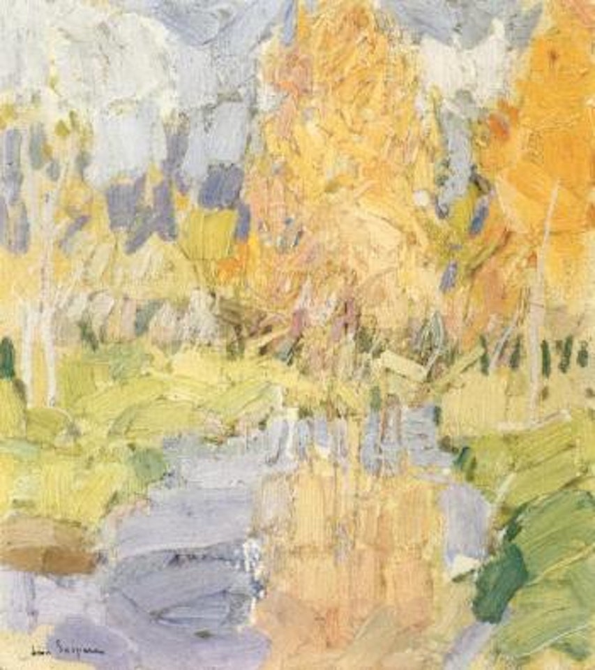 Forest landscape, New Mexico by Leon Gaspard