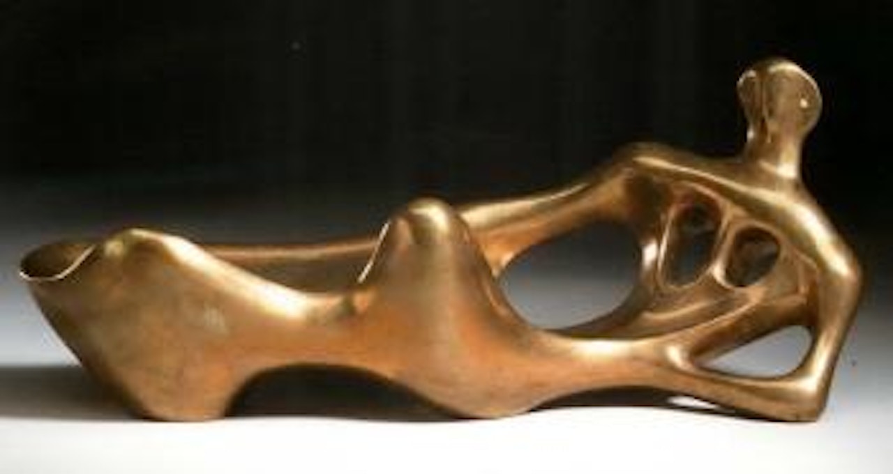 Working model for reclining figure by Henry Moore