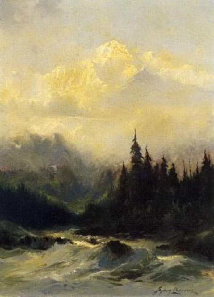 Rapids of the Tokosheetna River by Sydney Mortimer Laurence
