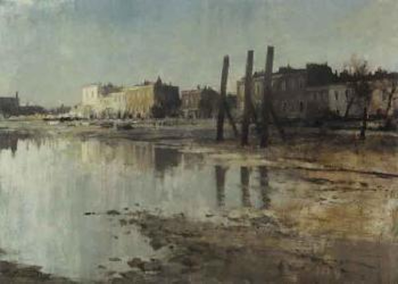Strand on the green, Chiswick by Edward Seago