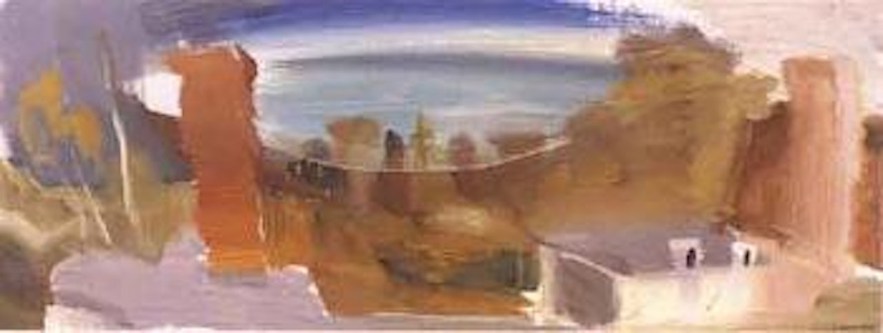 Spring evening from a roof, 1956 by Ivon Hitchens