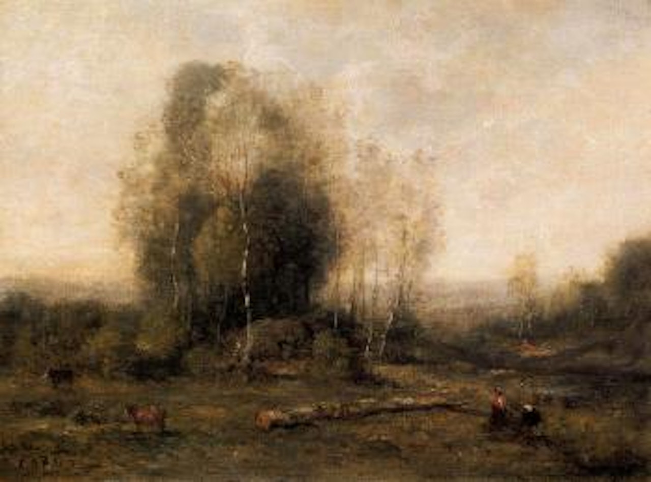La Clairiere by Jean Baptiste Camille Corot