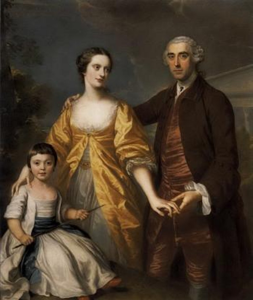 Portrait of the Pitt Family by William Hoare of Bath