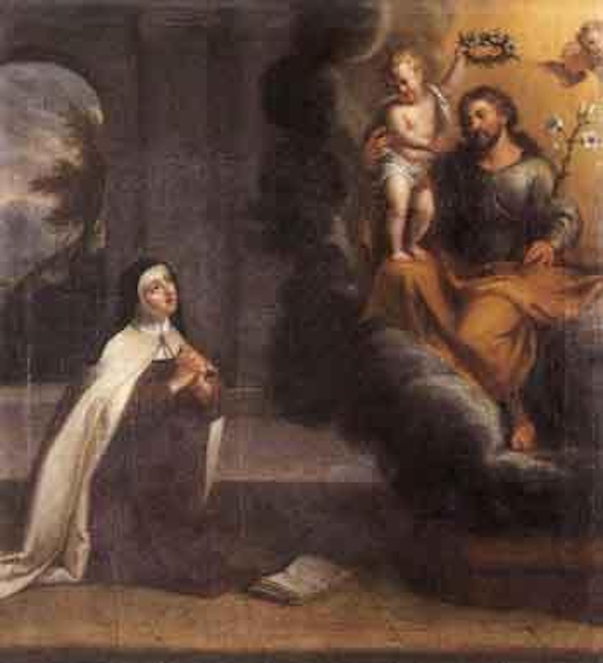 Vision of Saint Therese by Italian School