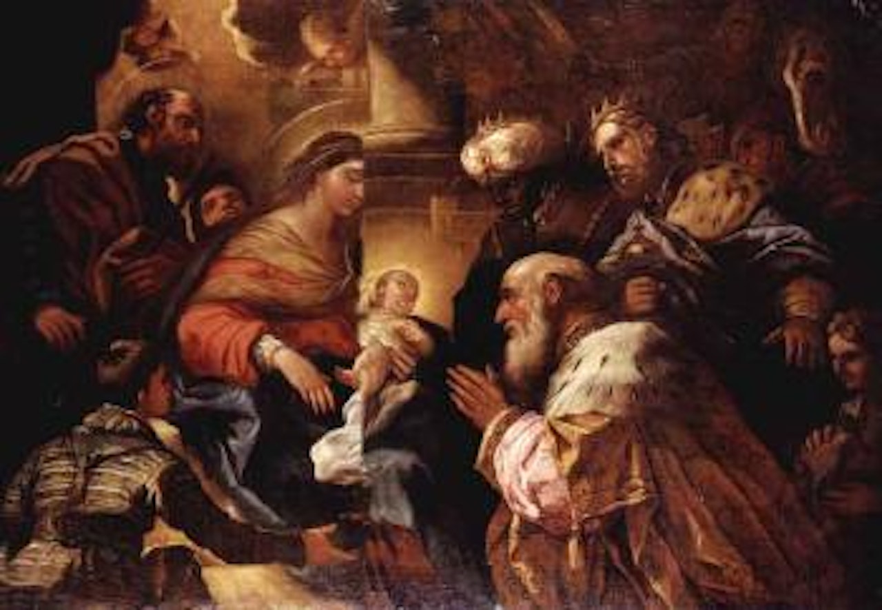 Adoration of the Kings by Neapolitan School