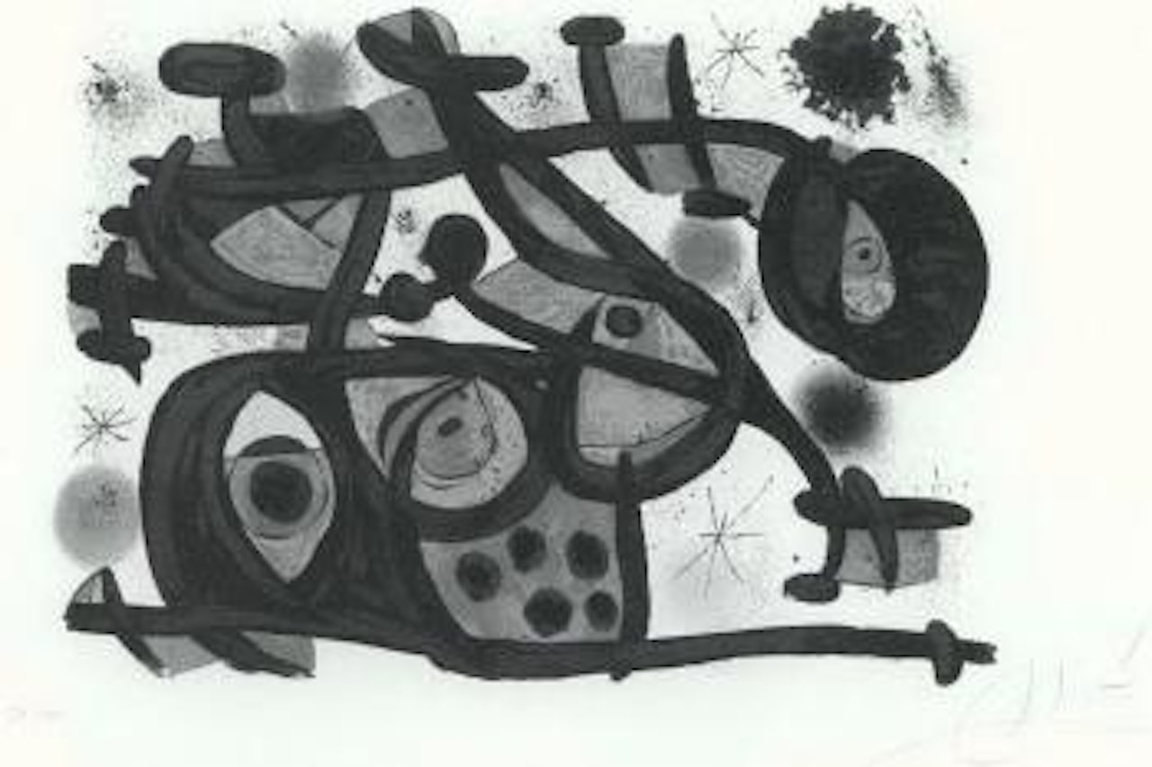 Le rapt by Joan Miró