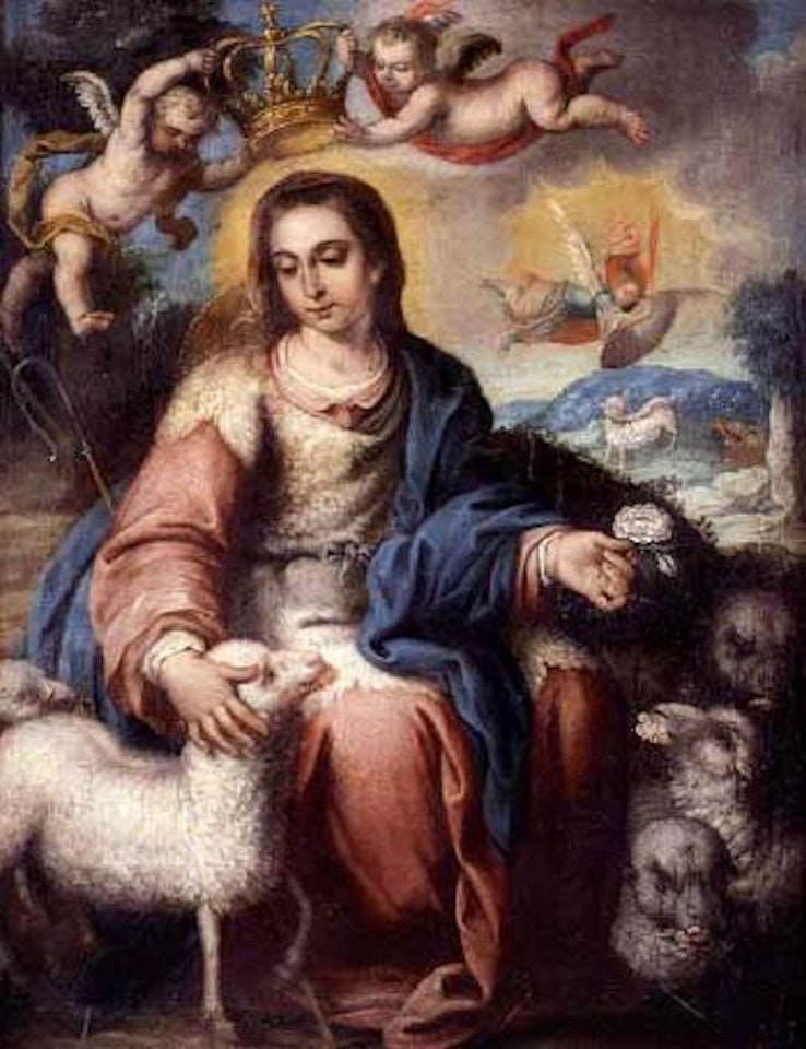 Divina pastora by Spanish School