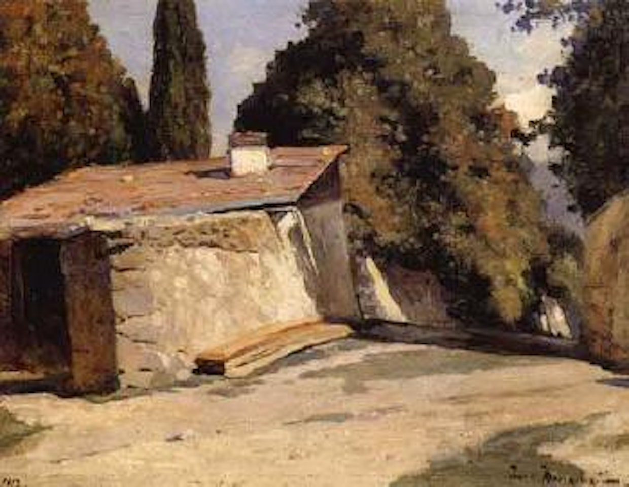 Stone wall in the Crimea by Jossif Kratschowski