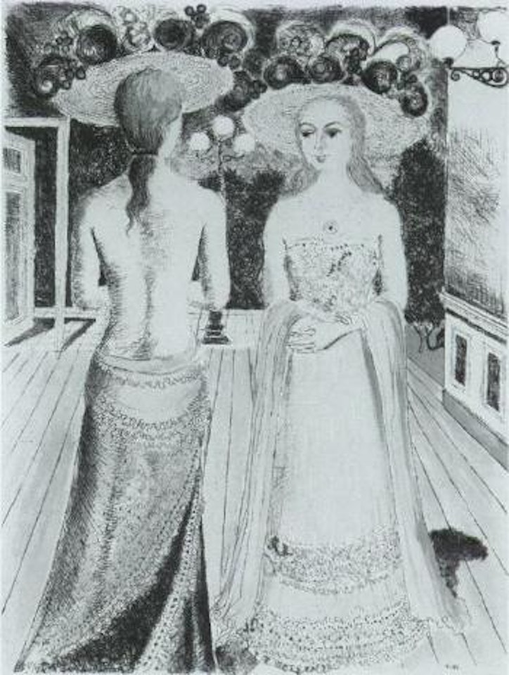 Les rivales by Paul Delvaux