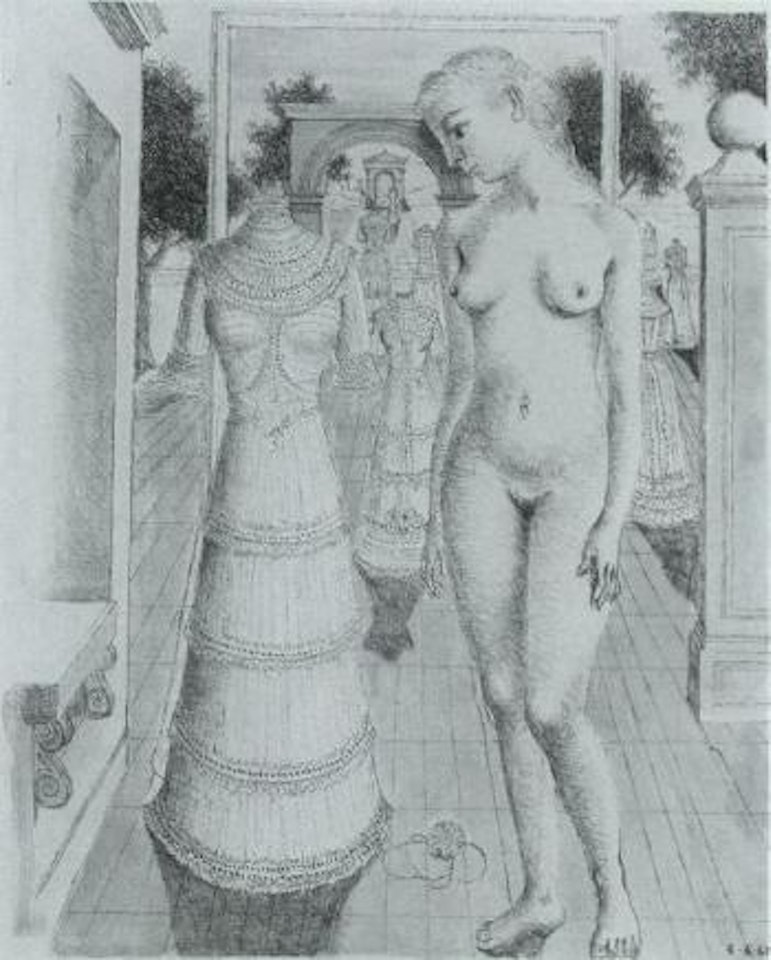 Rose du dimanche by Paul Delvaux