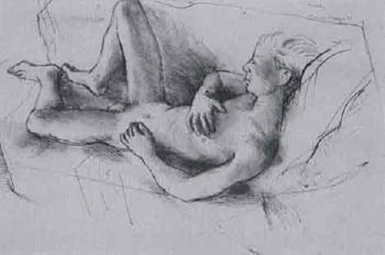 Study of boy model by Donald Stuart Leslie Friend