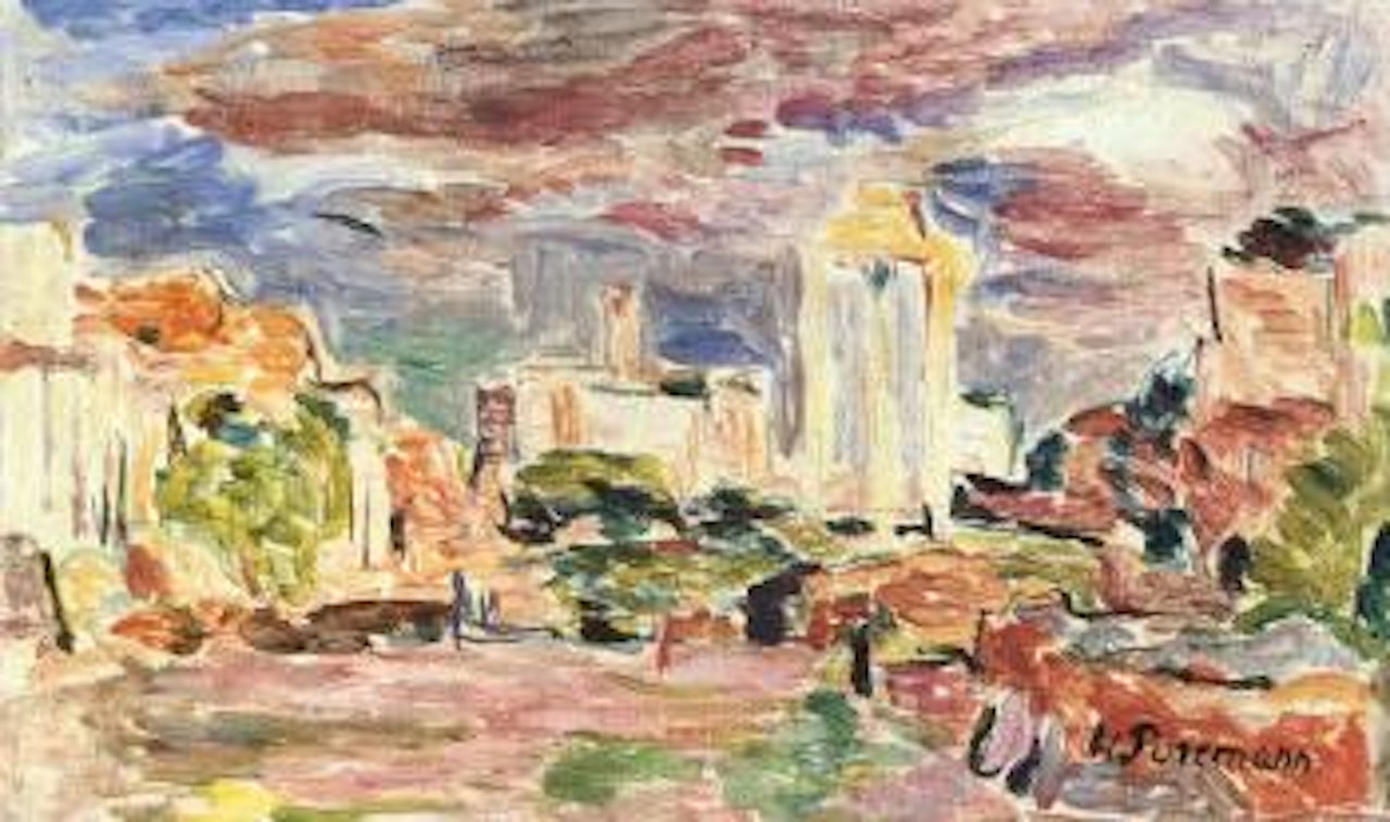 Roman Forum in Rome by Hans Purrmann